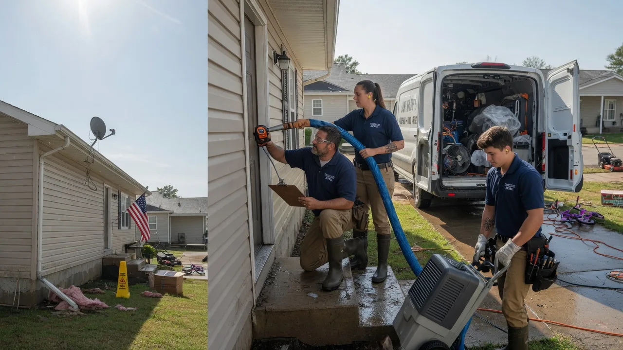 Ceiling Water Damage Restoration in Green Lake, WI near me
